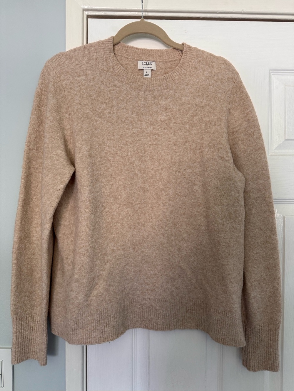 J. Crew Beige Crewneck Sweater